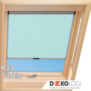 R23 Türkis Roto Sichtschutzrollo Dachfenster Sichtschutz Original ZRE
