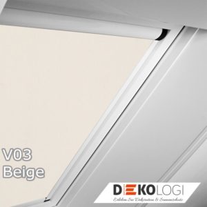 Roto Verdunkelungsrollo ZRVM in Hellbeige