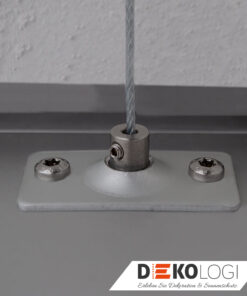 Außen Jalousie 50 mm mit Seil für Häuserfront gespannt