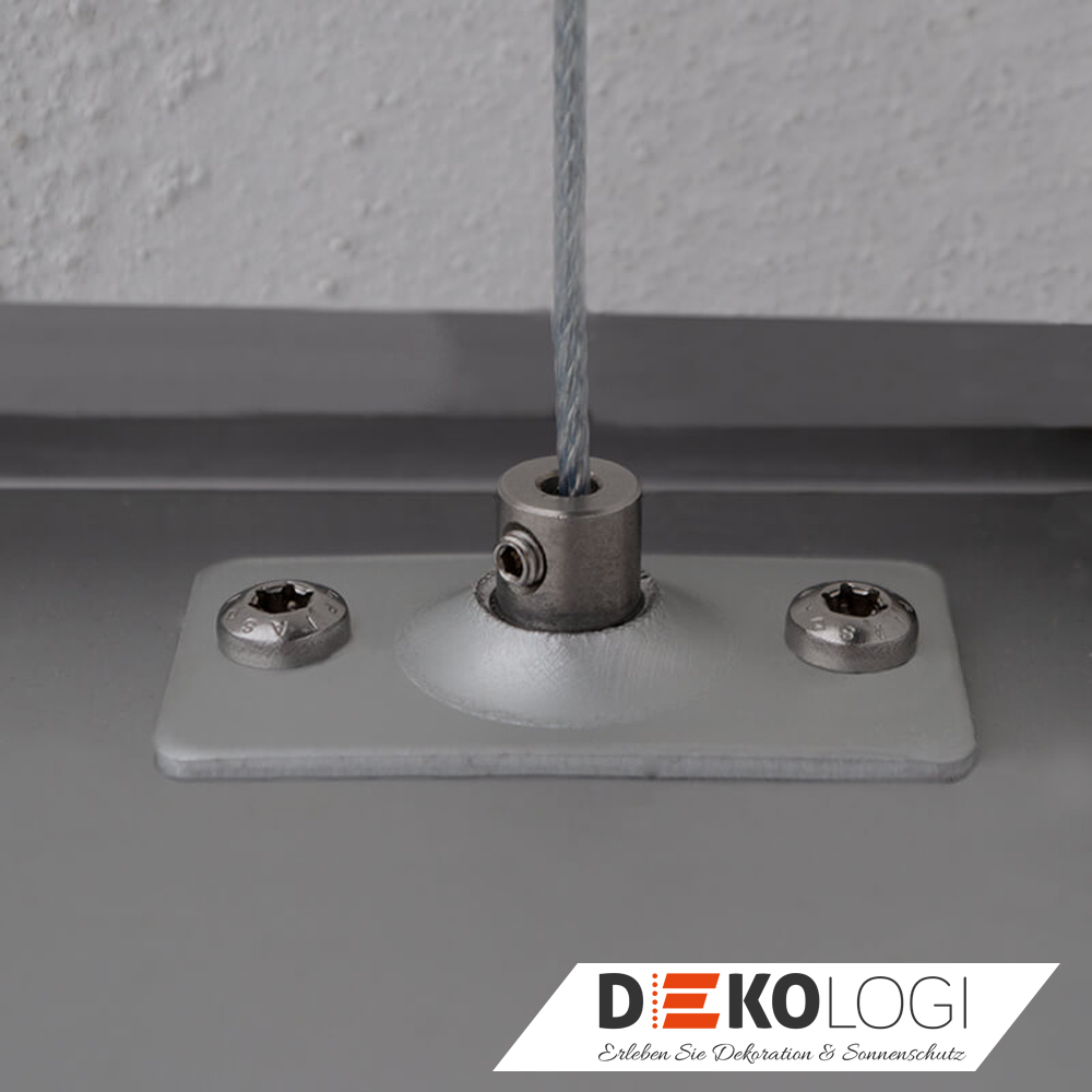 Außen Jalousie 50 mm mit Seil für Häuserfront gespannt