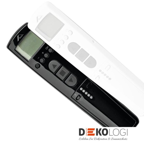 Original Roto Handsender mit Zeitschalt Uhr 10-Kanal Schwarz