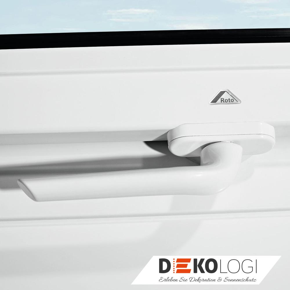 Roto Griff in Weiß für R4, R7, R3 Kunststoff / ZUB GRF R4R7_ WHITE CLEAN