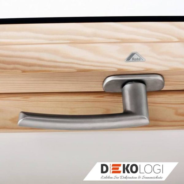 Roto Griff in silber für R4, R7, R3 Holz / ZUB GRF R4R7_ GREY CLEAN