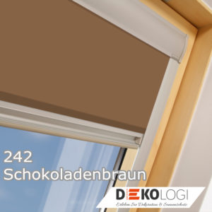 Holzfenster Rollo ARP Dekor 242 Schokoladenbraun
