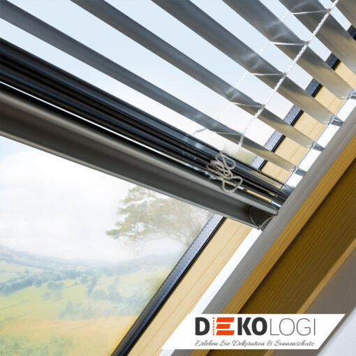 Lamellenfarbe silber Jalousie