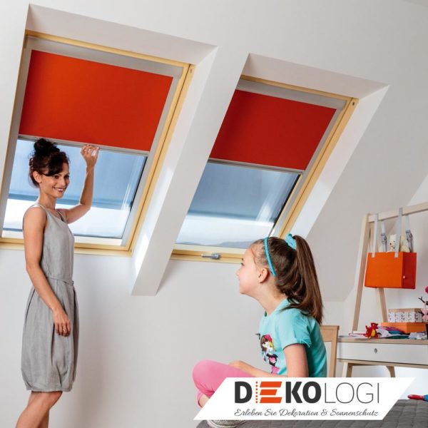 ARF Fakro Verdunkelungsrollo in rot Manuell