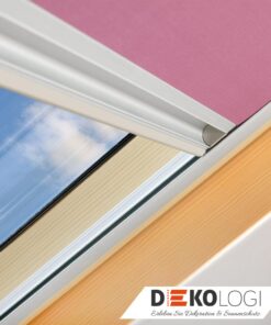 Silberne Schiene mit Pinken Stoff Holzrahmen