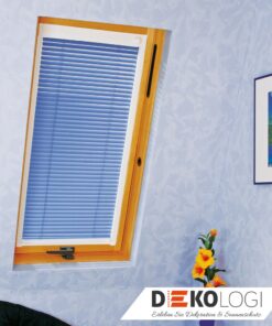 Blaue Dachfenster Jalousie Velux, Roto, Fakro