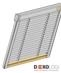 Dachfenster Jalousie Schema Produktaufbau