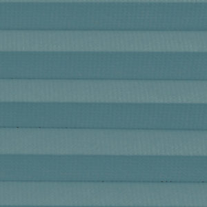 611 Blau Plissee Wabe