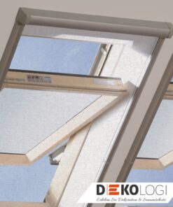 AMS Mückenrollo für Dachfenster grau
