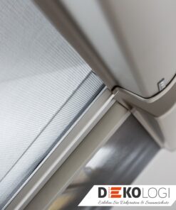 AMS Fakro Insektenschutzrollo Montage Netz grau