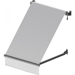 Zeichnung Fallarmmarkise grau