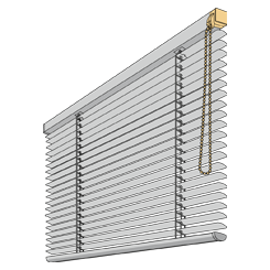 Jalousie Piktogramm grau Kette rechts