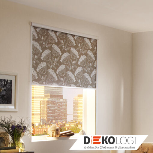 Seitenzugrollo Wandmontage ohne Bohren nach Maß Maßanfertigung