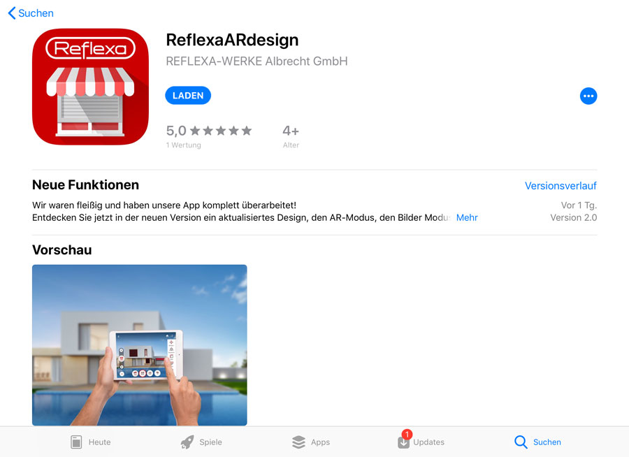 Handy App Rollladen Außenrollladen Vorbaurollladen nach Maß
