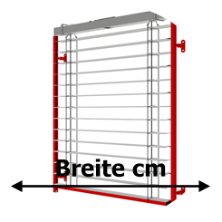 Außenjalousie Breite in cm