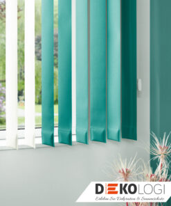 Lamellenvorhang mit Beschwerung unten