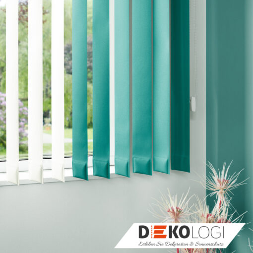 Lamellenvorhang mit Beschwerung unten