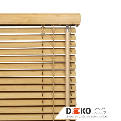 Bambus Jalousie nach Maß ohne Bohren Nahaufnahme