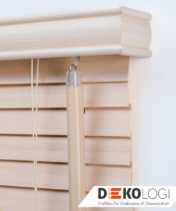 Sichtschutz für Fenster in beige Nahaufnahme