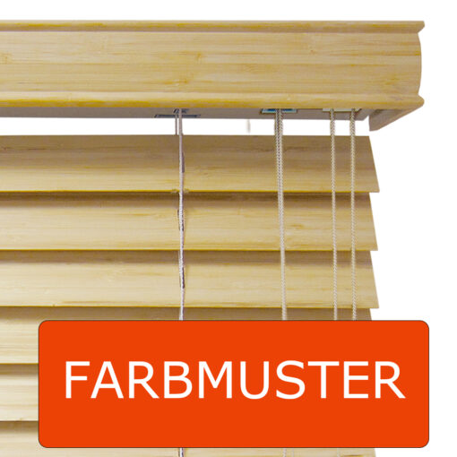 Lamellenmuster für Bambus Jalousien