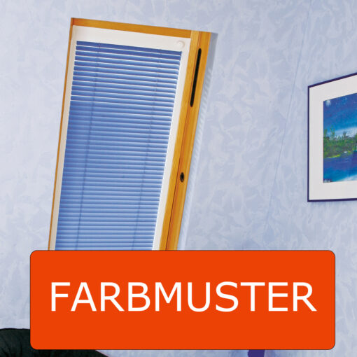 Lamellenmuster Farbmuster für Dachfensterjalousien