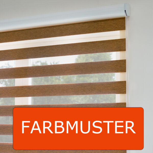 Farbmuster für Doppelrollo bestellen