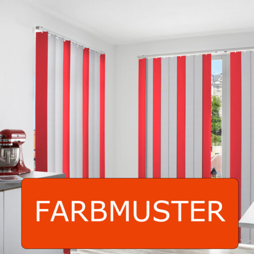 Stoffmuster für Lamellenvorhänge Muster Versand