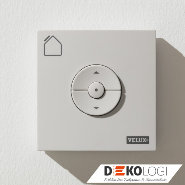 Wandschalter für Flachdach Faltstore Plissee