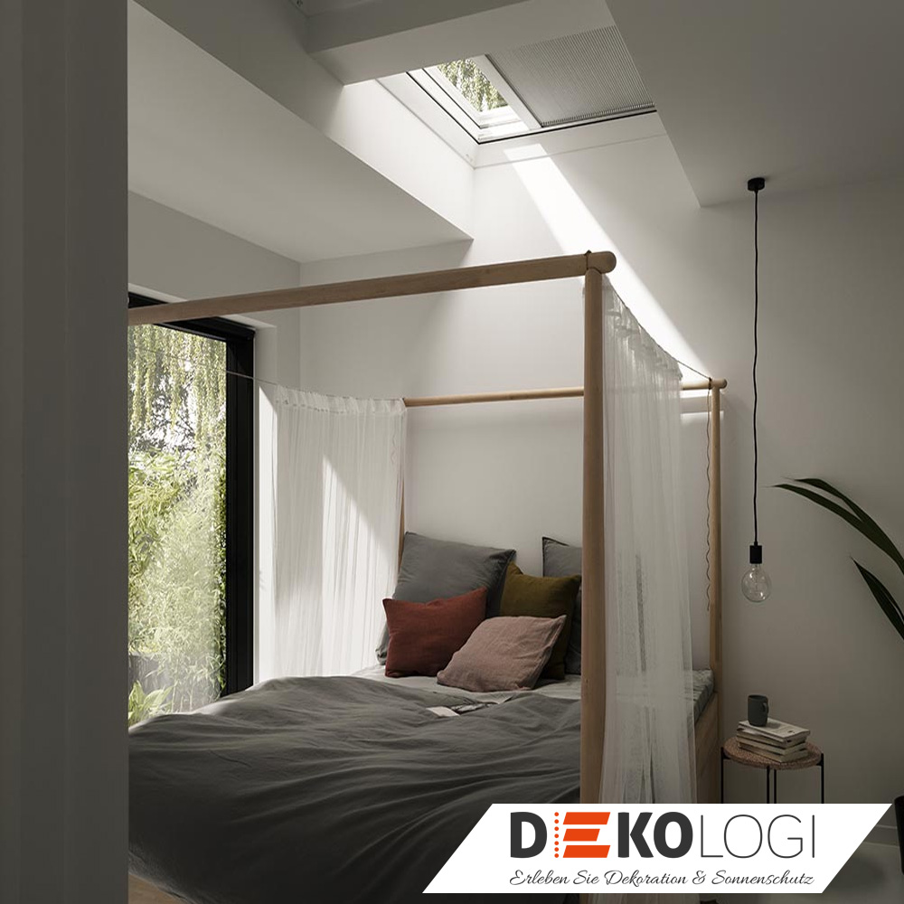 Original Velux Solar Wabenplissee für Flachdachsysteme FMK